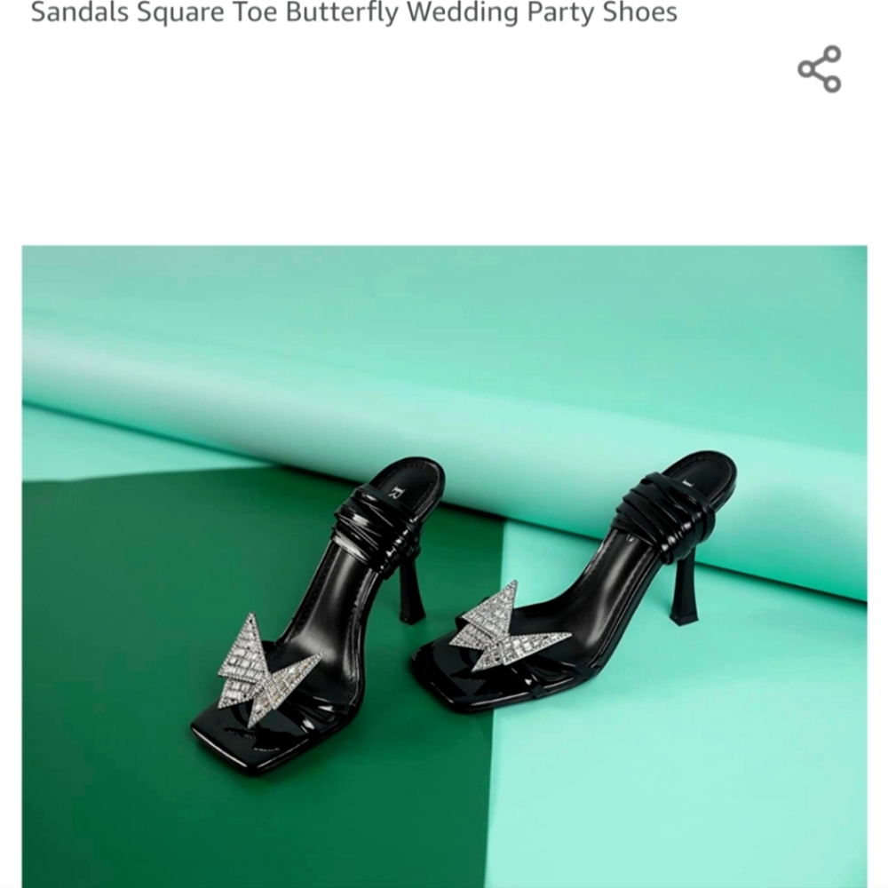 Womens Lace Up High Heels Strappy Stiletto Heel Sandals Square Toe Butterfly